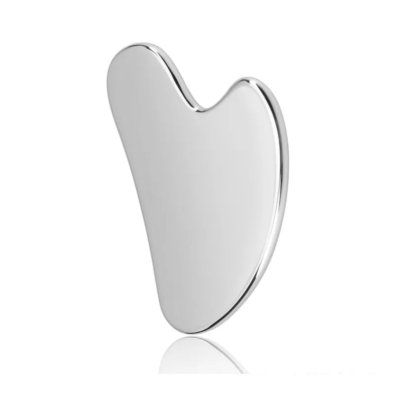 Gua Sha de Acero Inoxidable | Masajeador Facial Nelvrix