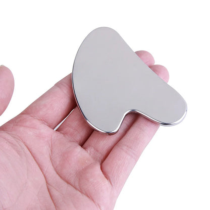 Gua Sha de Acero Inoxidable | Masajeador Facial Nelvrix